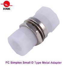 FC Simplex Small D Tipo Fibra Óptica Adaptador de Metal